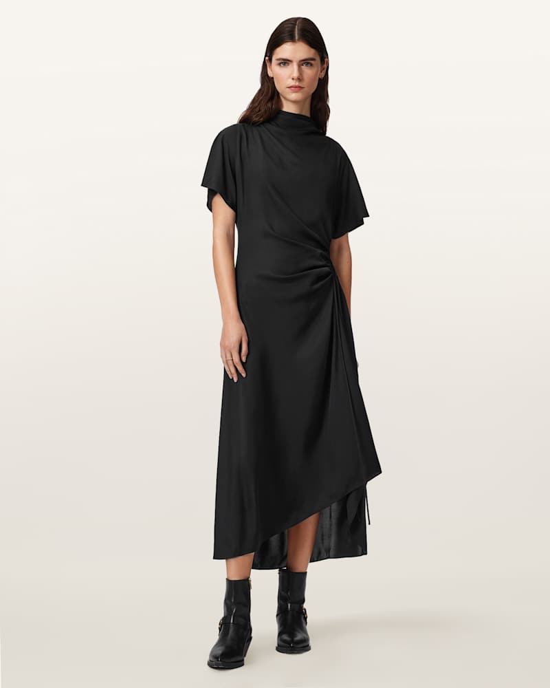 Rosie Silk Blend Midi Dress