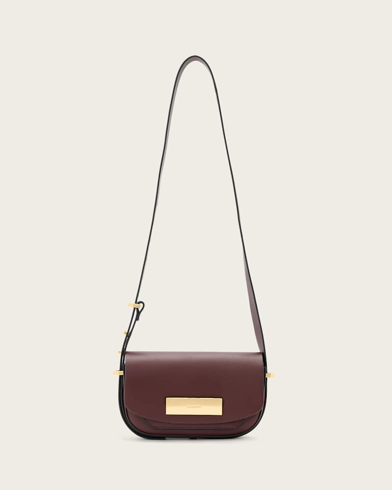 Etta Leather Satchel Crossbody Bag