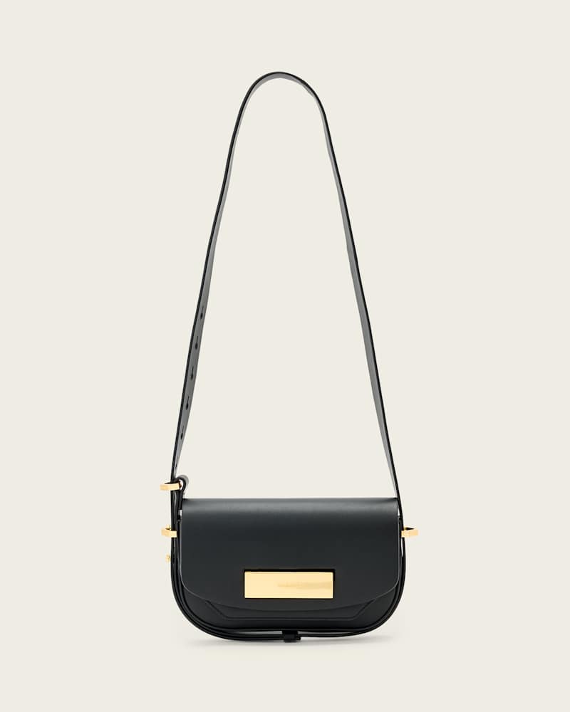 Etta Leather Satchel Crossbody Bag