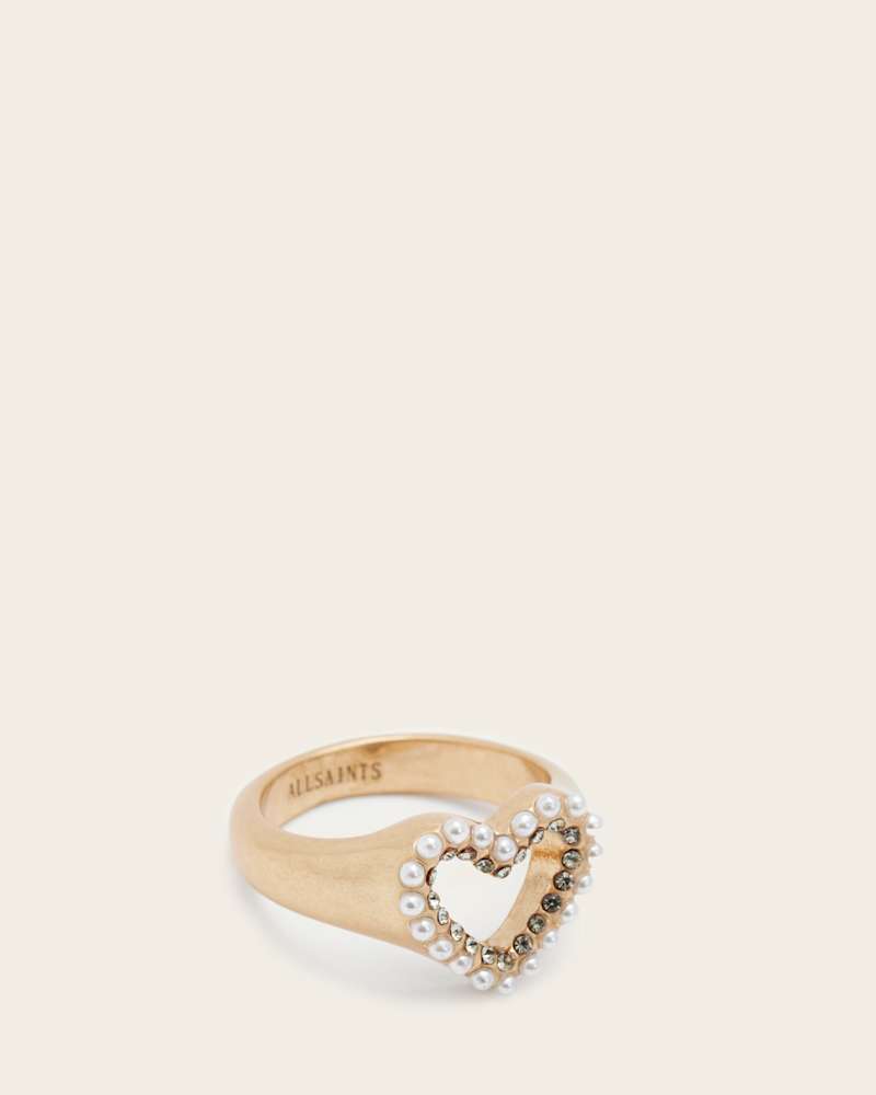 Vida Heart Beaded Ring