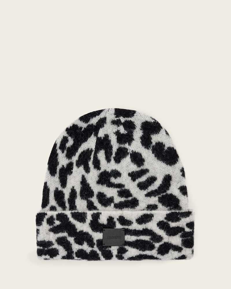 Nora Leopard Print Beanie