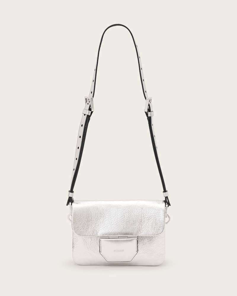 Jupiter Metallic Leather Crossbody Bag