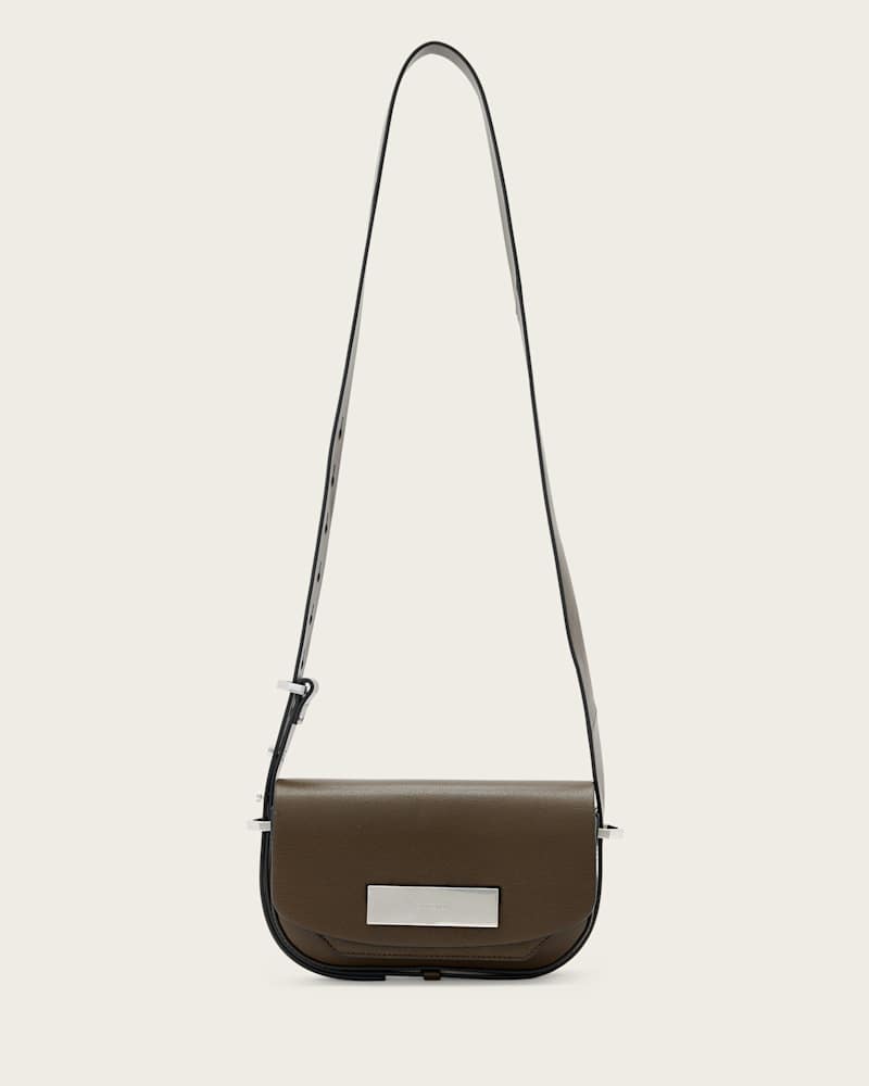 Etta Leather Satchel Crossbody Bag