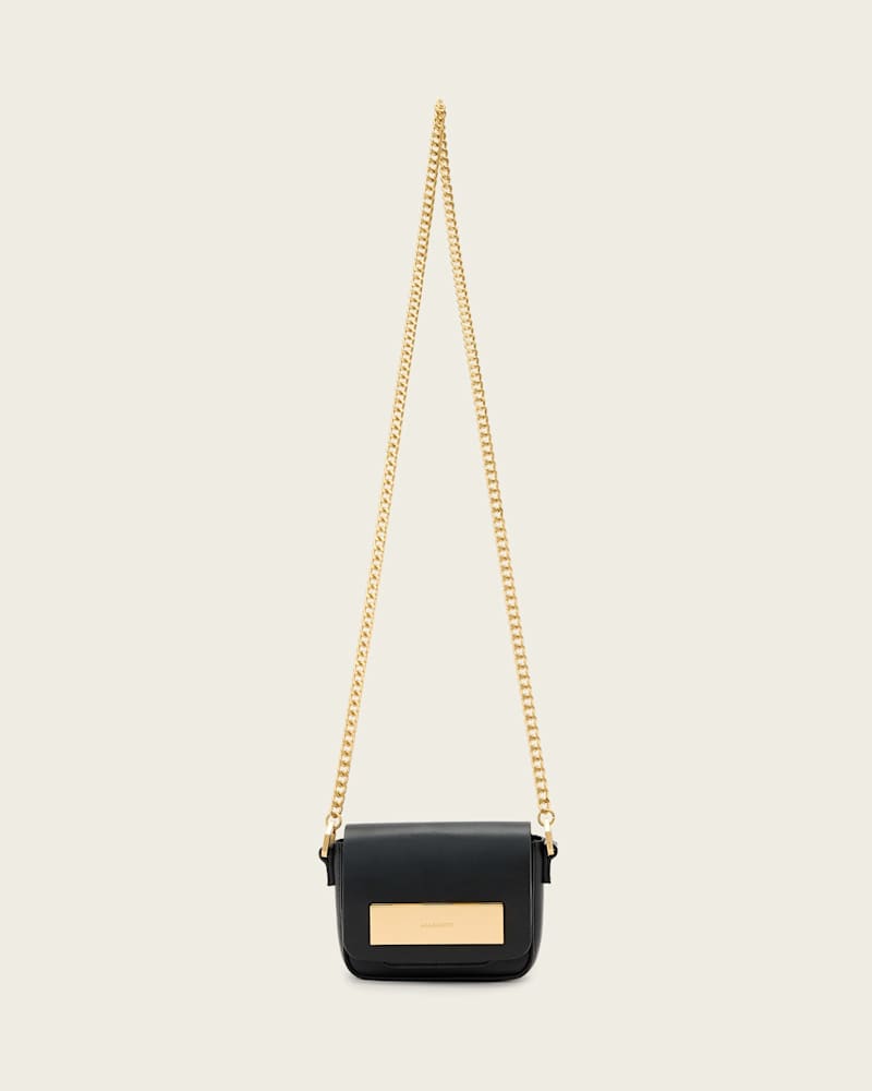 Etta Leather Chain Crossbody Bag
