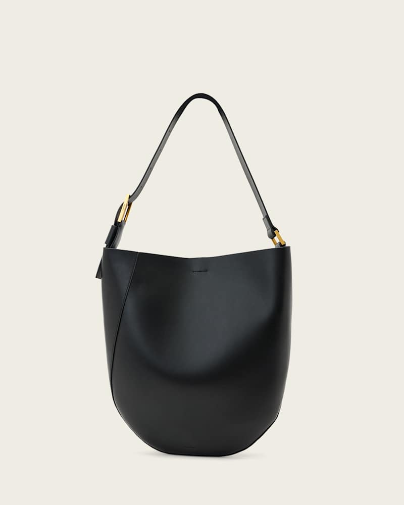 Luna Leather Hobo Shoulder Bag