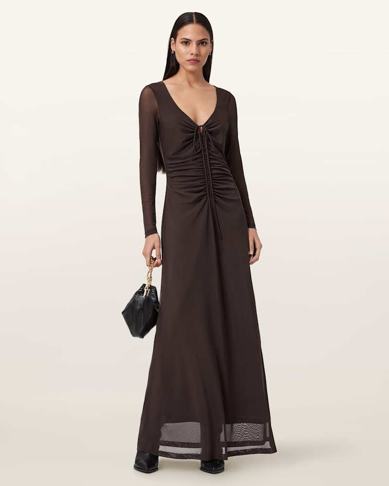 Gabby Mesh Maxi Dress