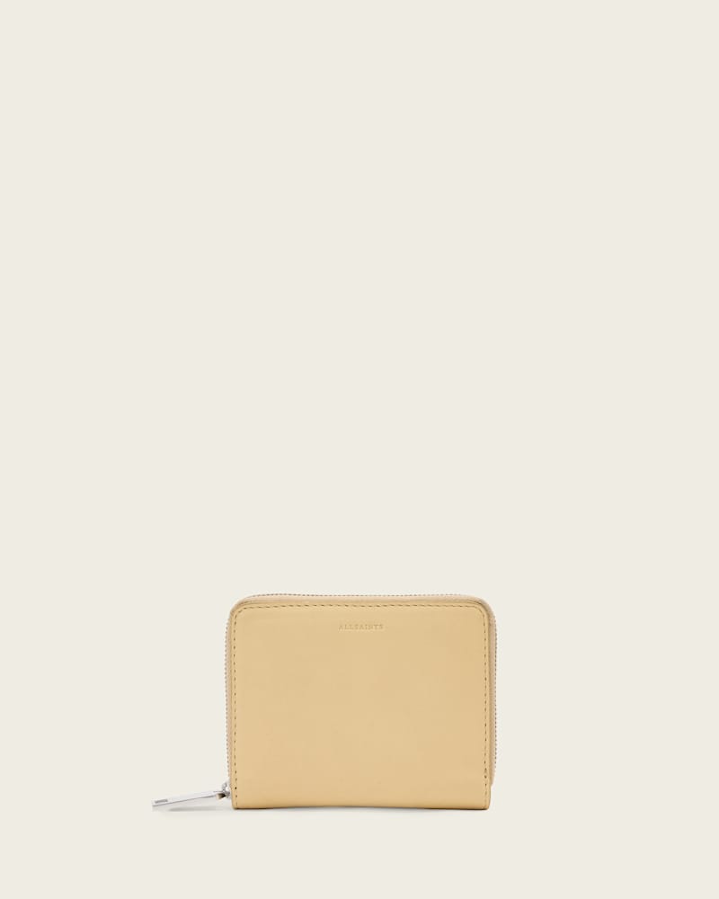 Lena Hex Zip Up Leather Wallet