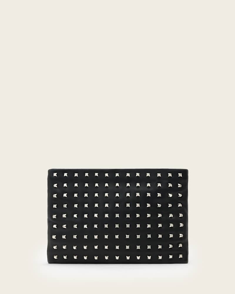 Bettina Embellished Leather Clutch