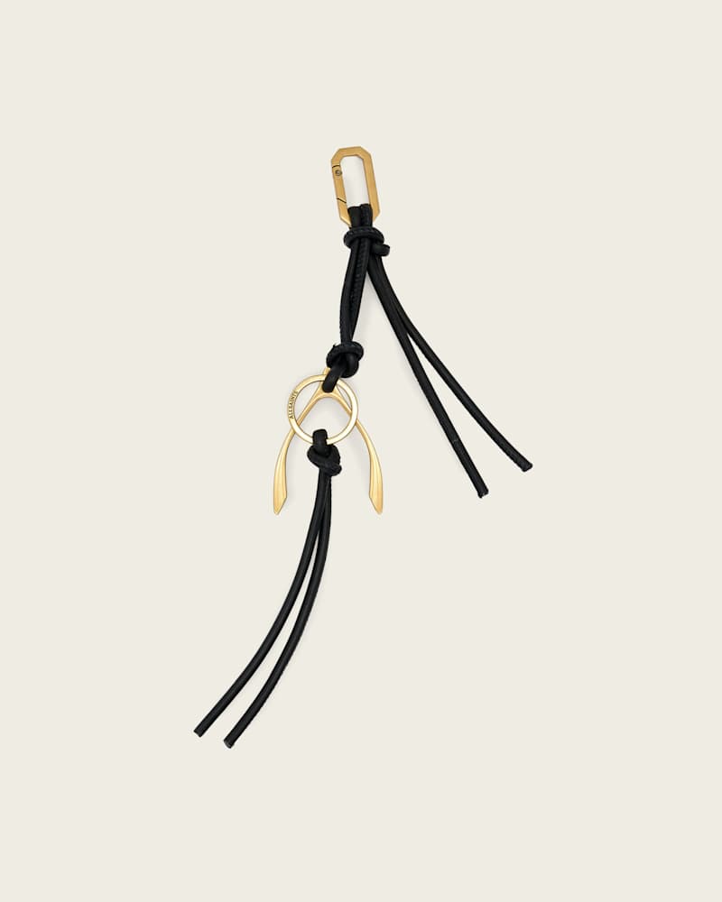 Metal Wishbone Bag Charm