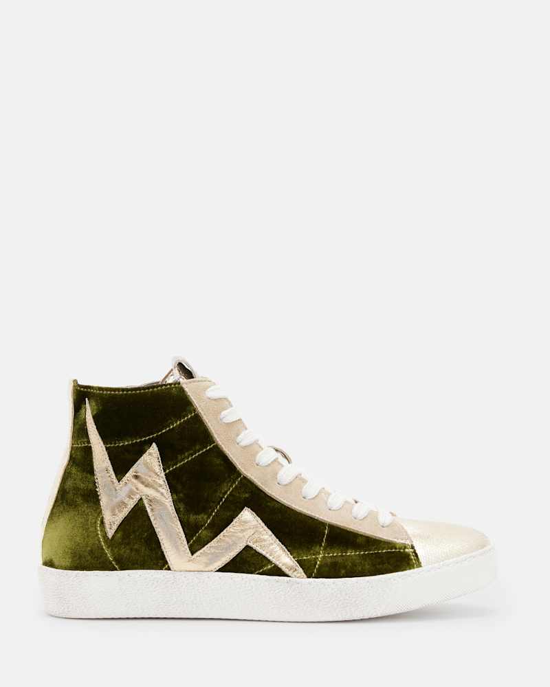 Tundy Bolt High Top Leather Trainers