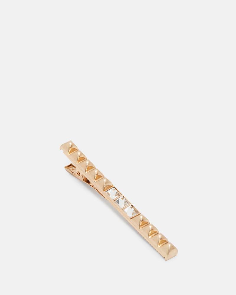 Mix Pyramid Stud French Barrette Clip