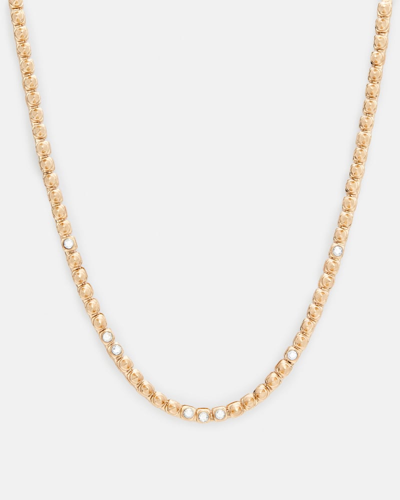 Bobbie Box Chain Studded Necklace