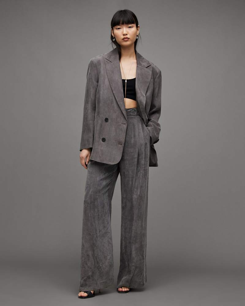 Elle Double Breasted Lightweight Blazer