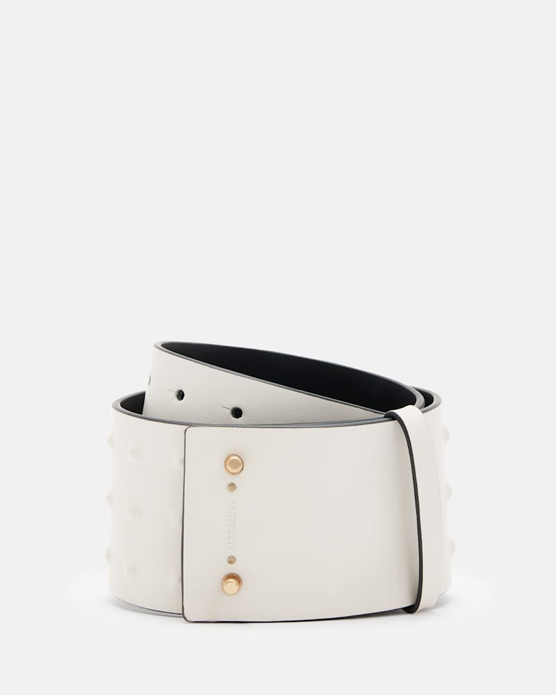 Lara Studded Leather Waist Belt