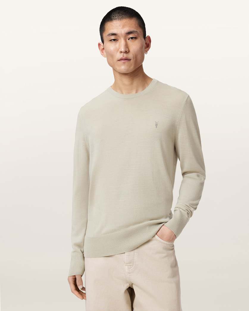 Mode Merino Crew Neck Ramskull Jumper