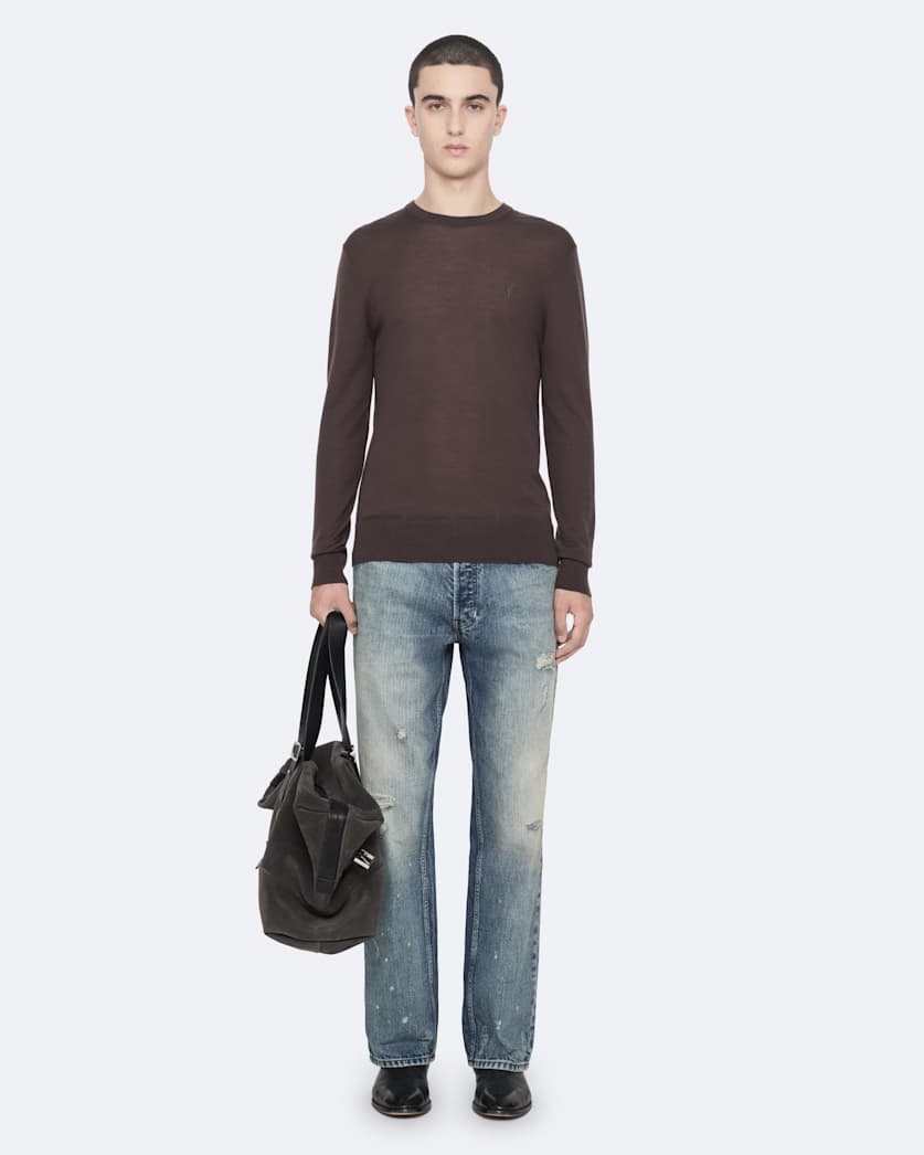 Mode Merino Crew Neck Ramskull Jumper