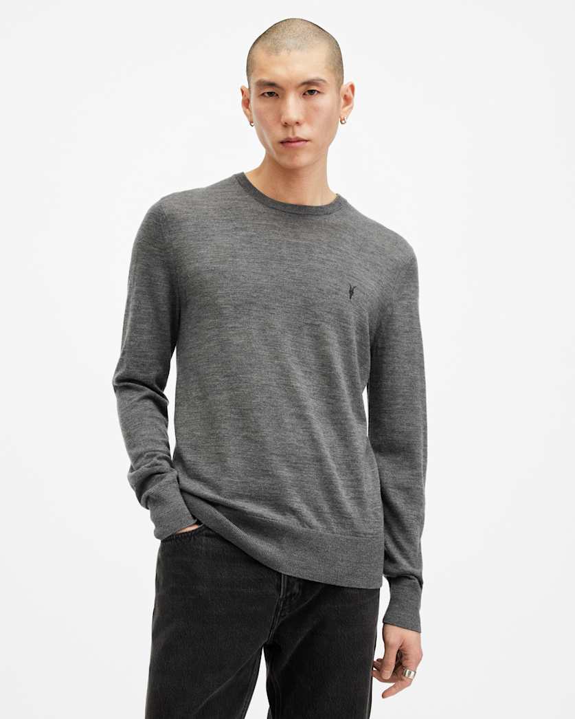Mode Merino Crew Neck Ramskull Jumper