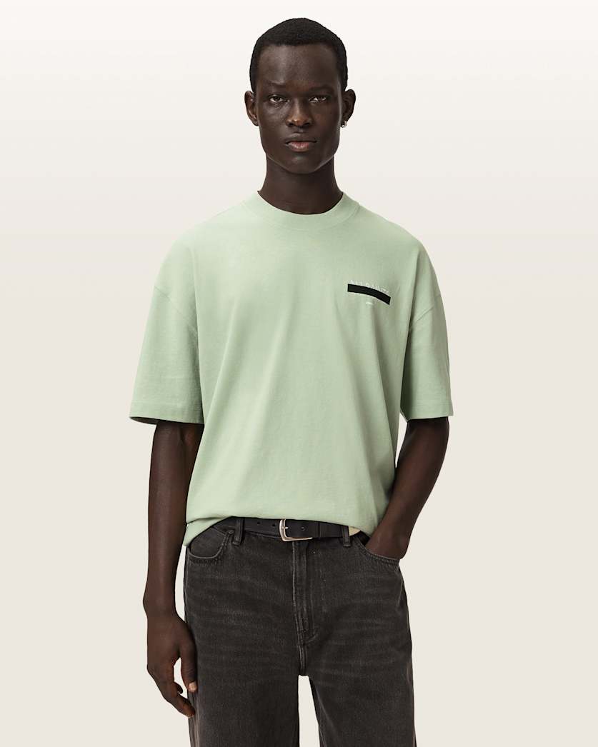 Redact Oversized Embroidered Logo T-Shirt