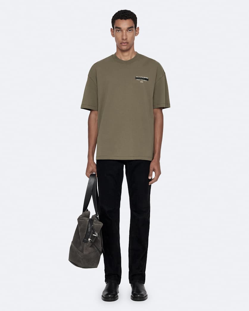 Redact Oversized Embroidered Logo T-Shirt