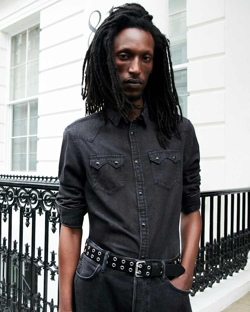 Rock Western Denim Shirt