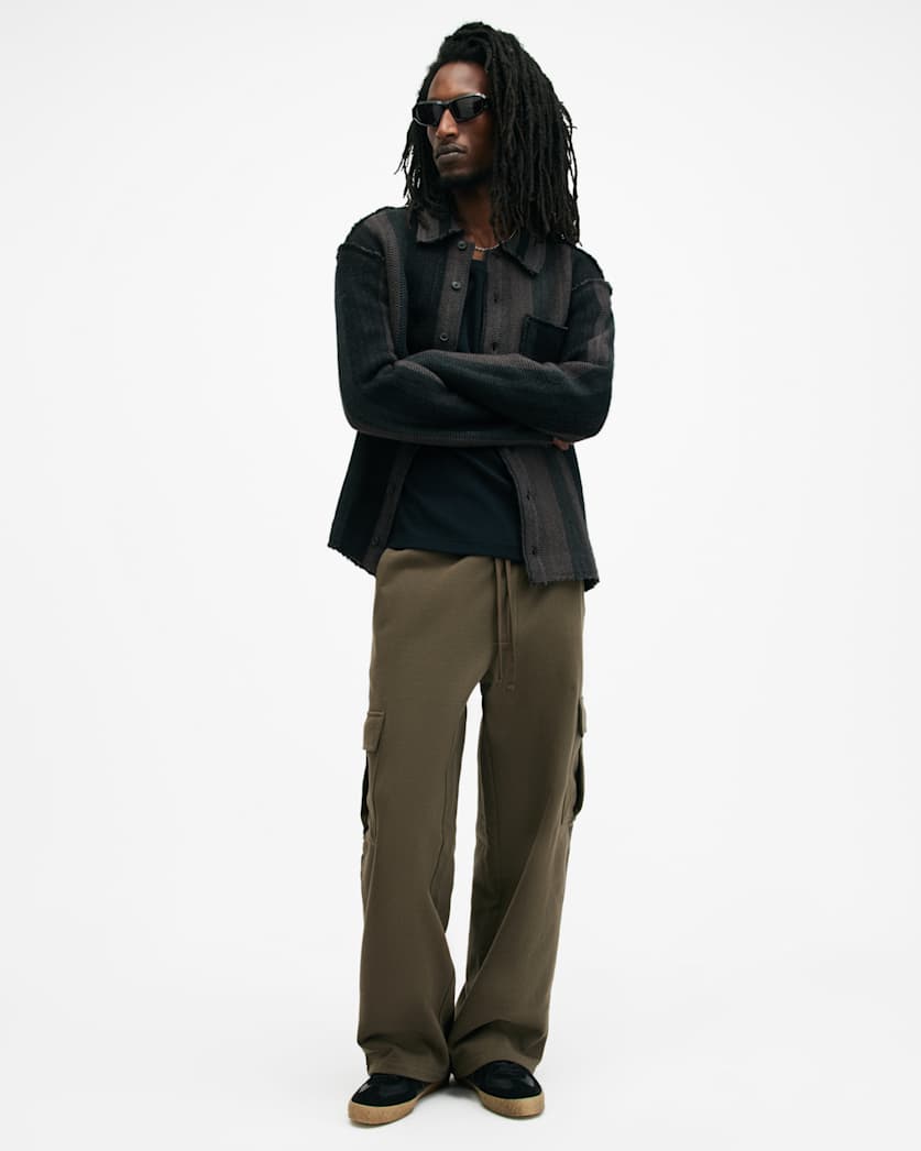 Patton Wide Leg Cargo Sweatpants