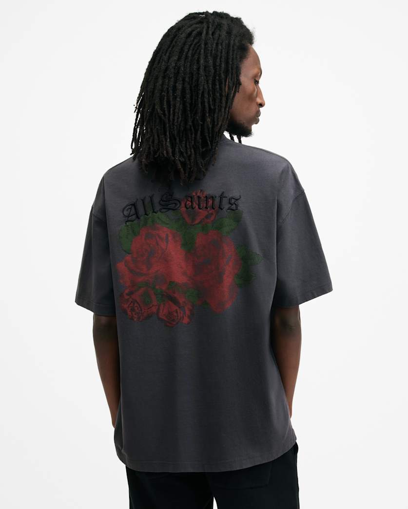 Melrose Graphic Embroidered Logo T-Shirt