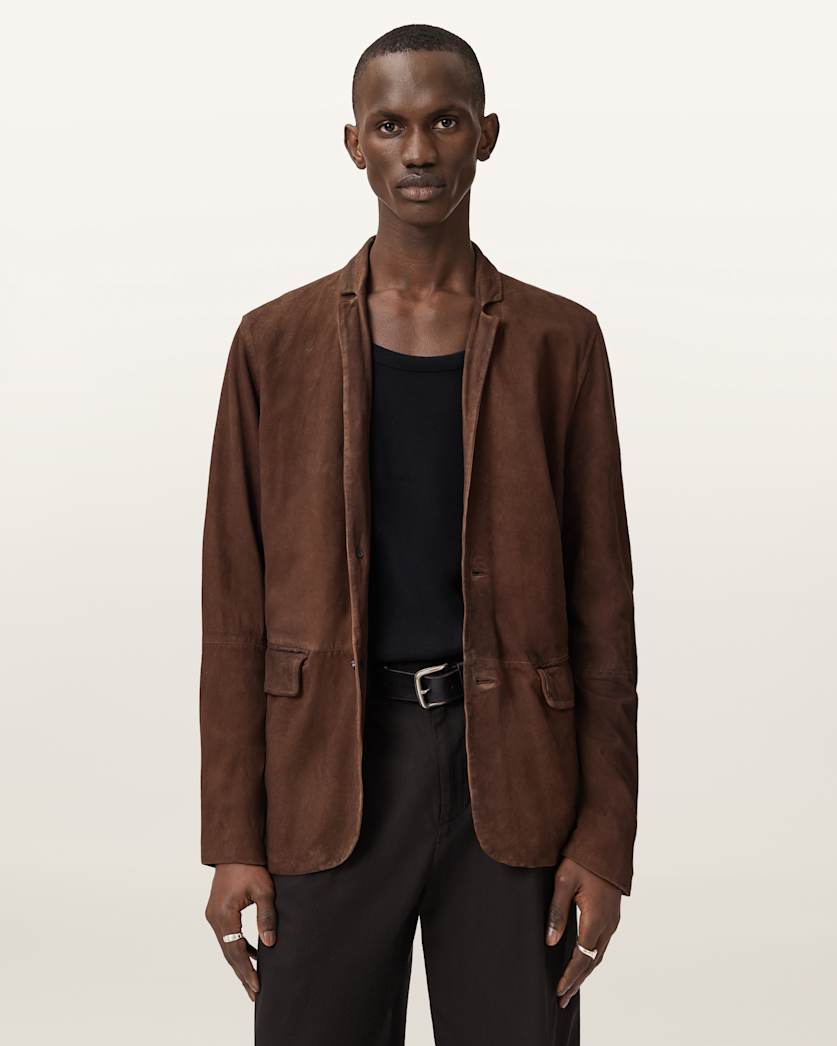 Monet Waxed Suede Blazer