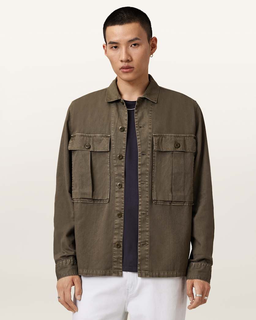 Albyn Long Sleeve Cotton Shirt