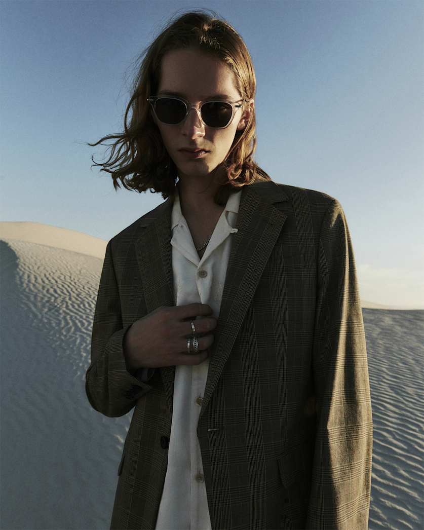 Maffrett Checked Skinny Fit Blazer