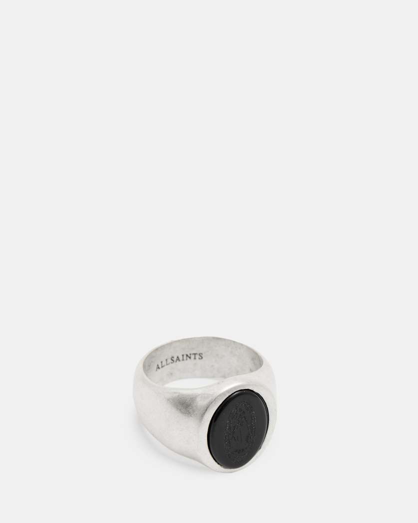 Saint Sterling Silver Stone Ring