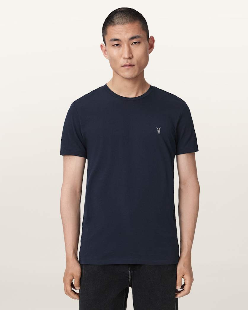 Tonic Crew Neck Slim Ramskull T-Shirt