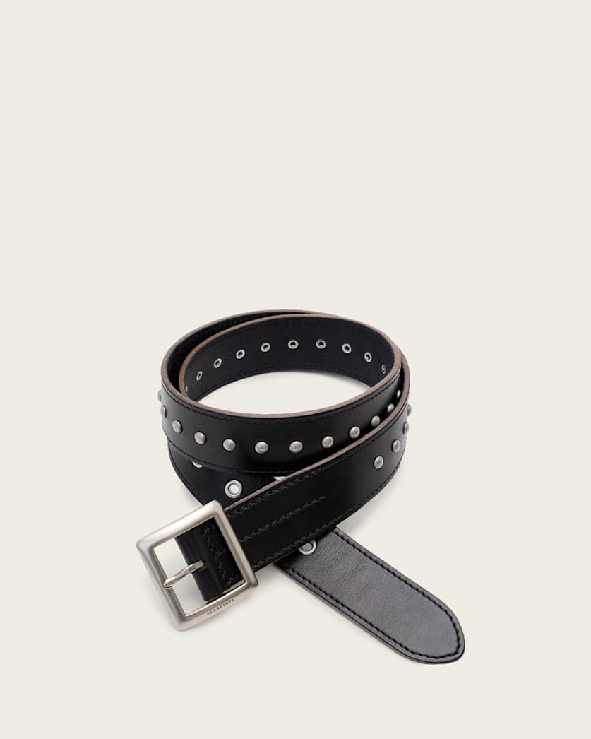 Cassian Studded Leather Belt