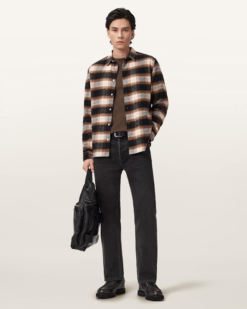 Brace Brushed Cotton Crew Neck T-Shirt