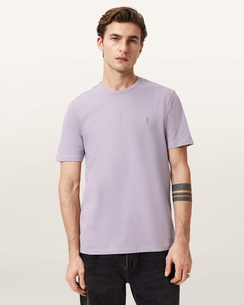 Brace Brushed Cotton Crew Neck T-Shirt
