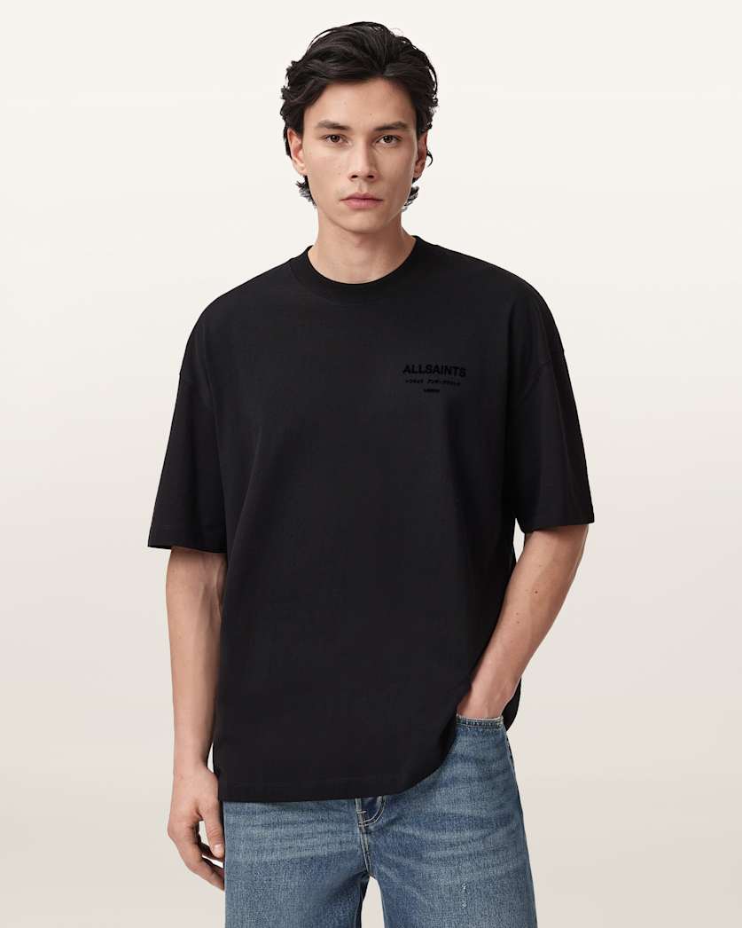 Xander Flocked Logo Oversized T-Shirt