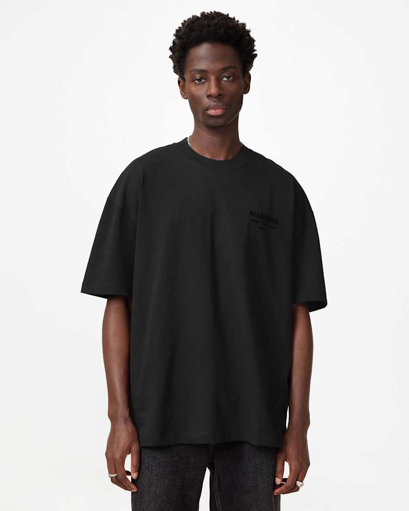 Xander Flocked Logo Oversized T-Shirt