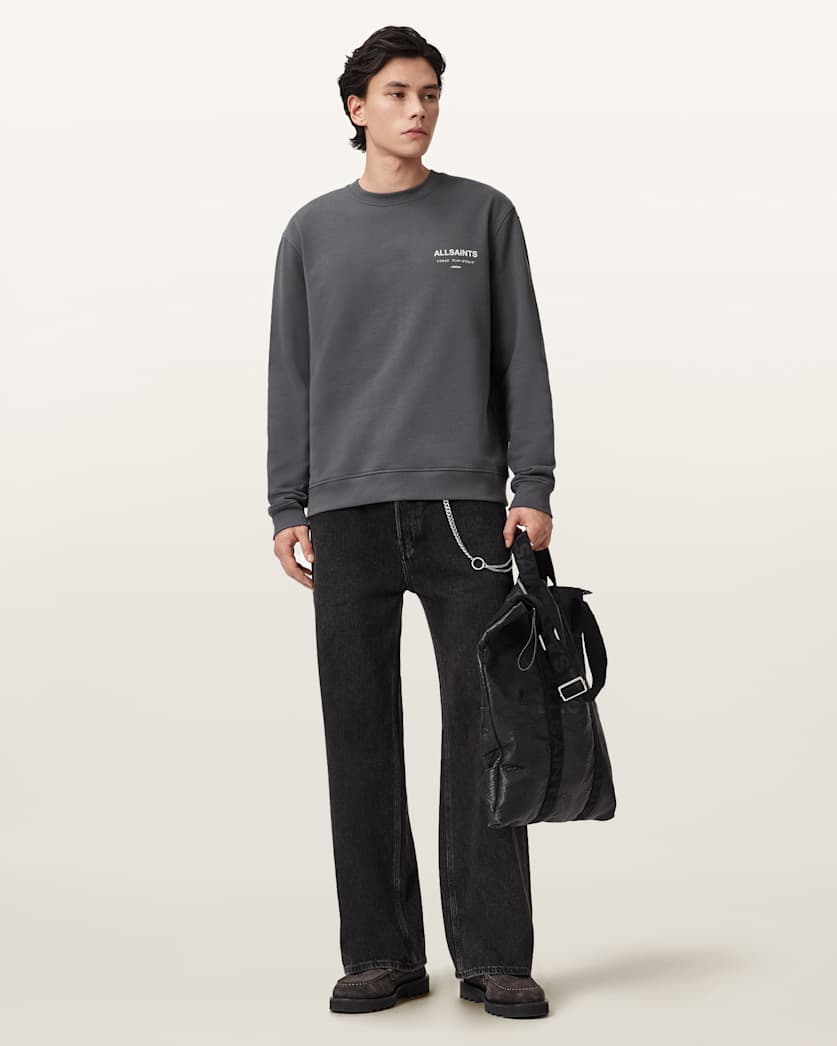 Underground Relaxed Fit Crew Neck Sweatshirt