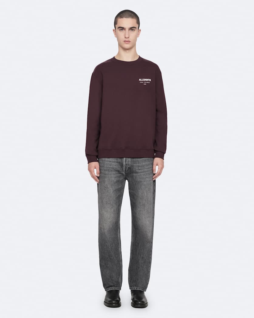 Underground Relaxed Fit Crew Neck Sweatshirt