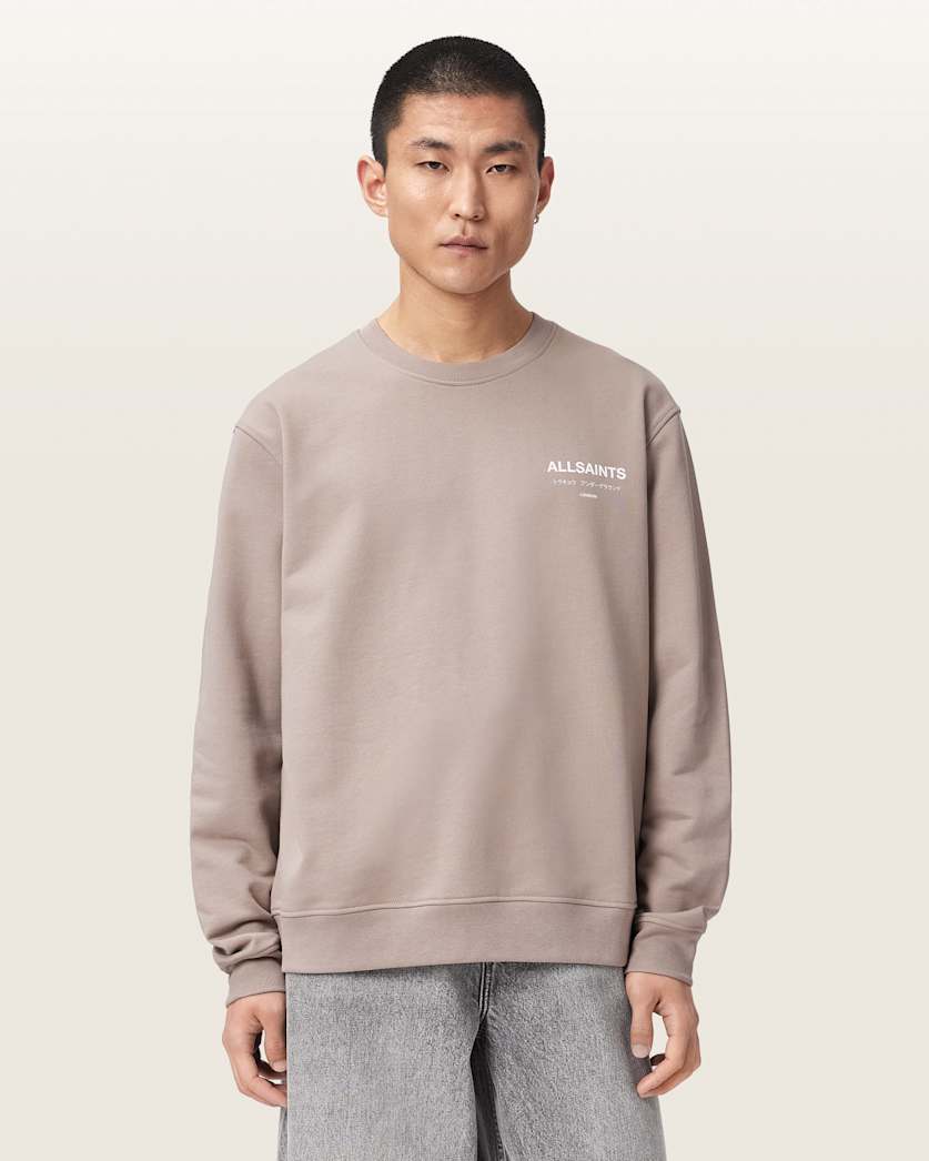 Underground Relaxed Fit Crew Neck Sweatshirt