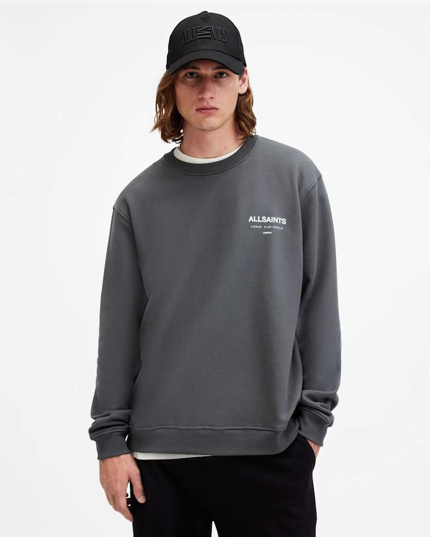 Underground Relaxed Fit Crew Neck Sweatshirt