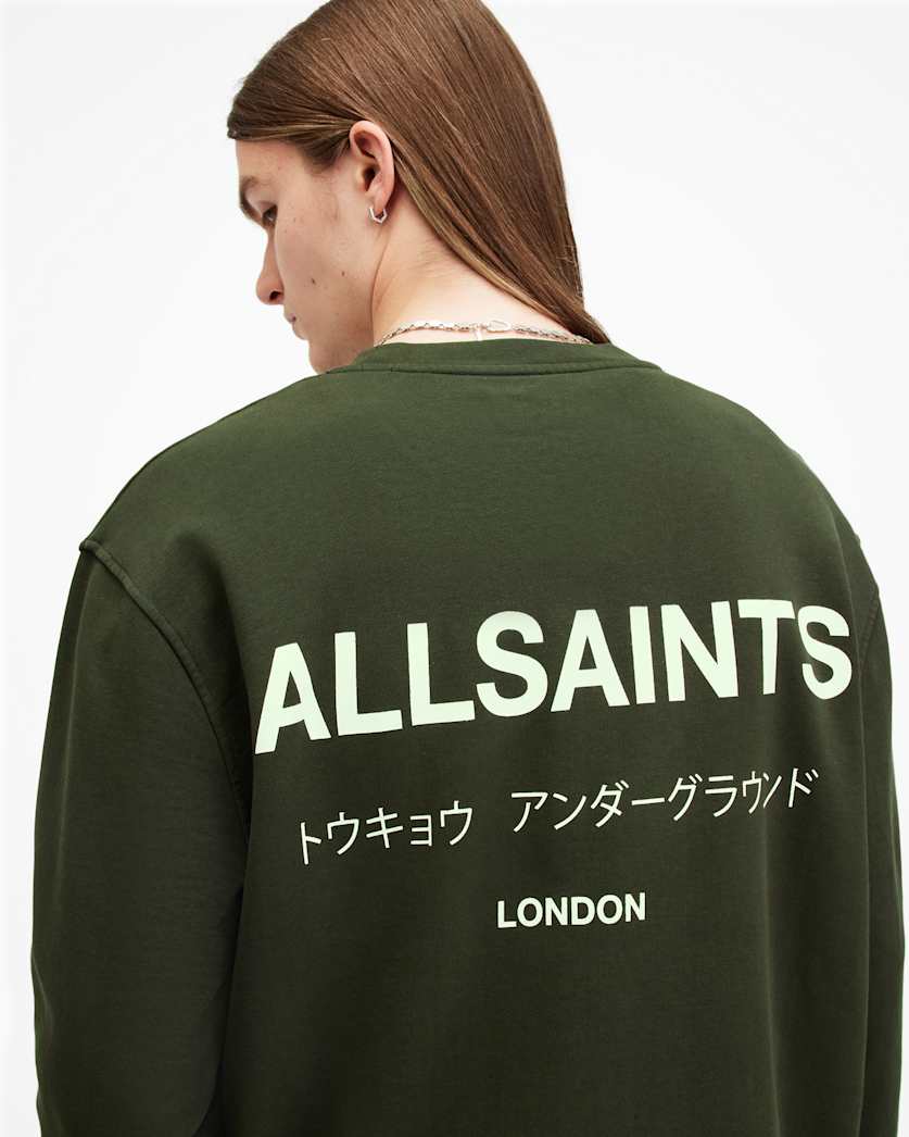 Underground Relaxed Fit Crew Neck Sweatshirt