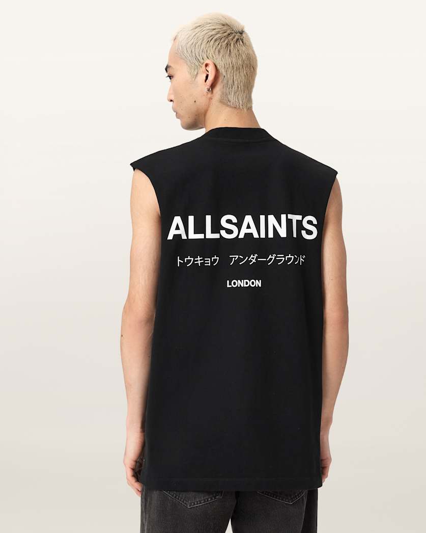 Underground Sleeveless Crew Neck T-Shirt