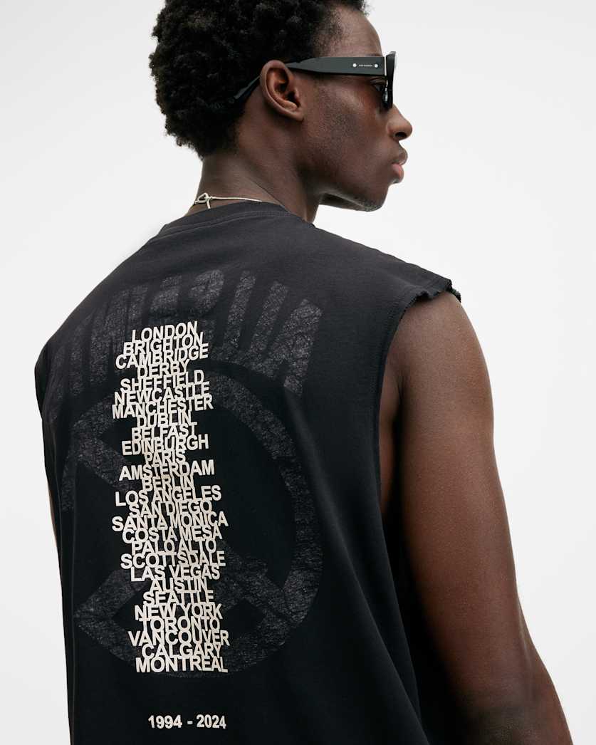 Stock Sleeveless Printed Tank Top