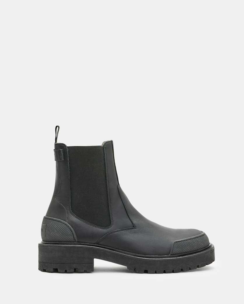 Matrix Leather Work Chelsea Boots