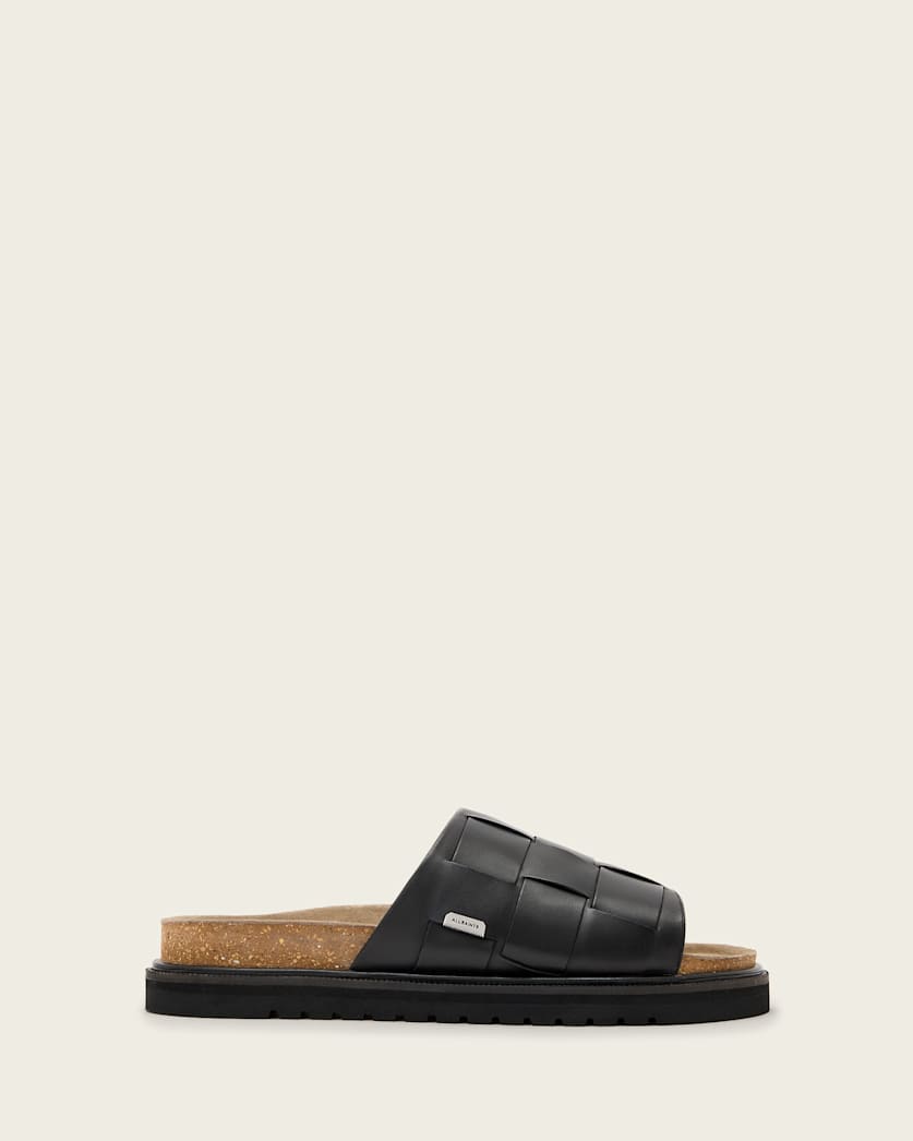 Randal Woven Leather Sandals