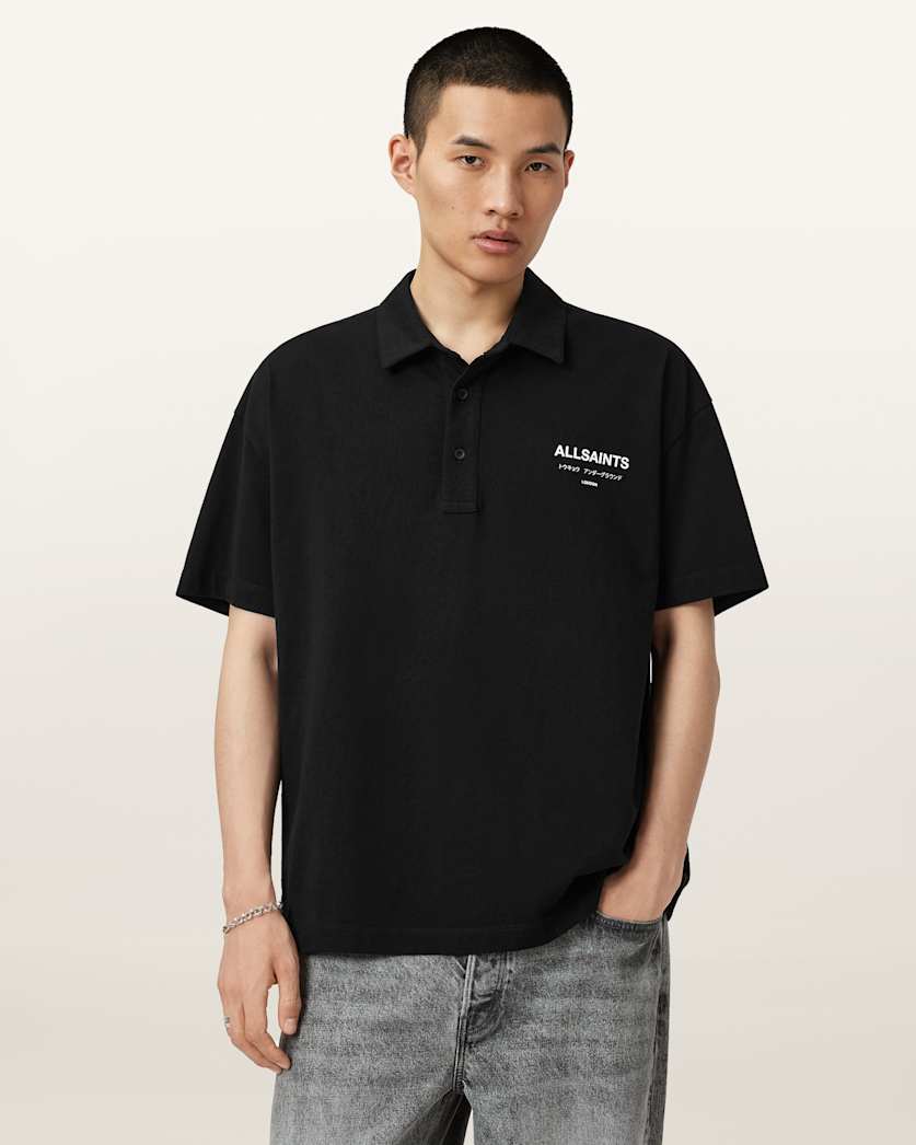 Underground Logo Relaxed Fit Polo Shirt