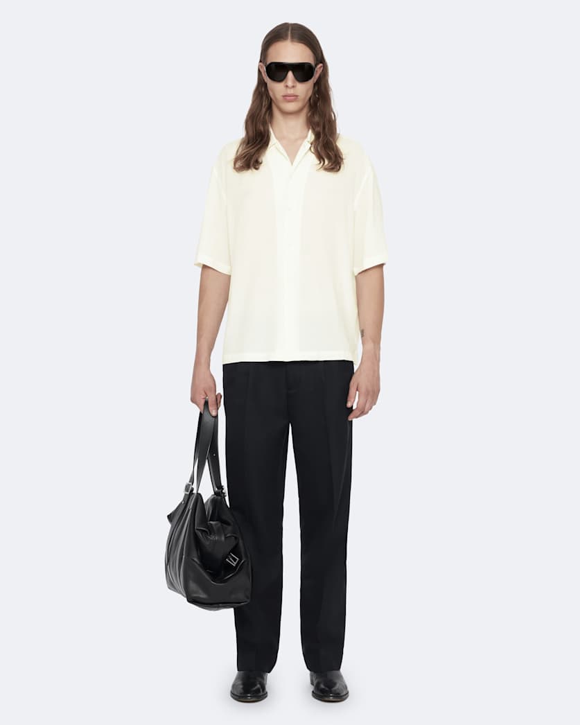 Oversized short sleeve shirt