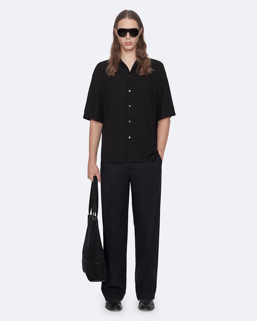 Oversized short sleeve shirt