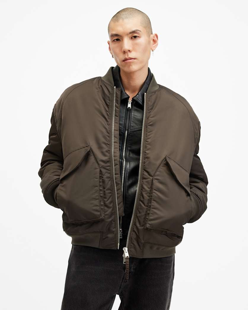 Hawk Oversized 2-In-1 Bomber Jacket
