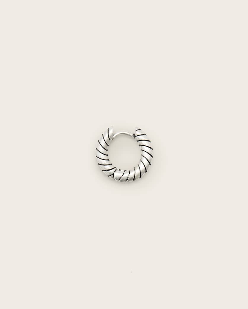 Python Sterling Silver Hoop Earring